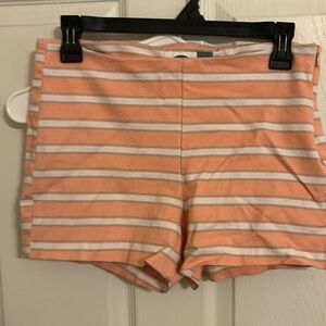 Old navy striped side zip shorts